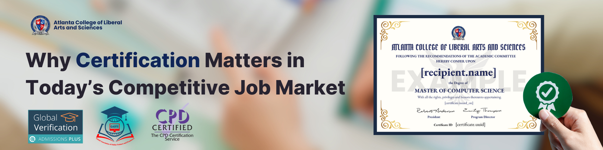 Why Certification Matters in Today’s Competitive Job Market