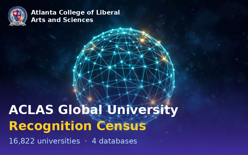 ACLAS Study Intelligence Releases Global Census of University Recognition Across Academic Databases