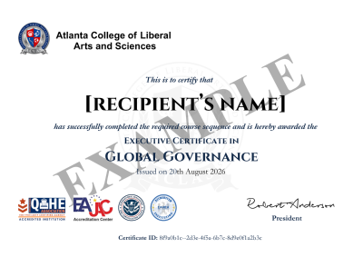 certificate sample