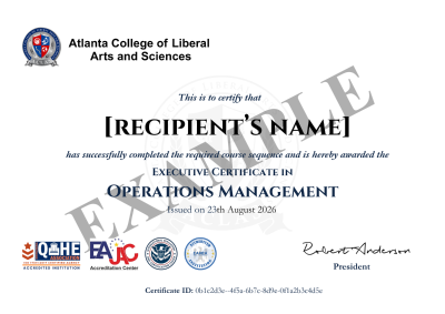 certificate sample