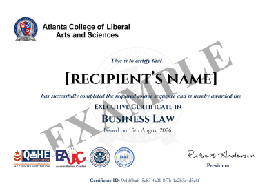 certificate sample