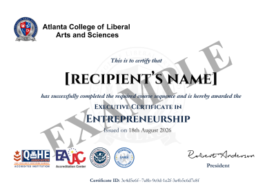 certificate sample
