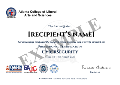 certificate sample