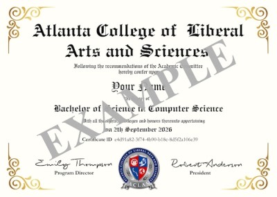 certificate sample
